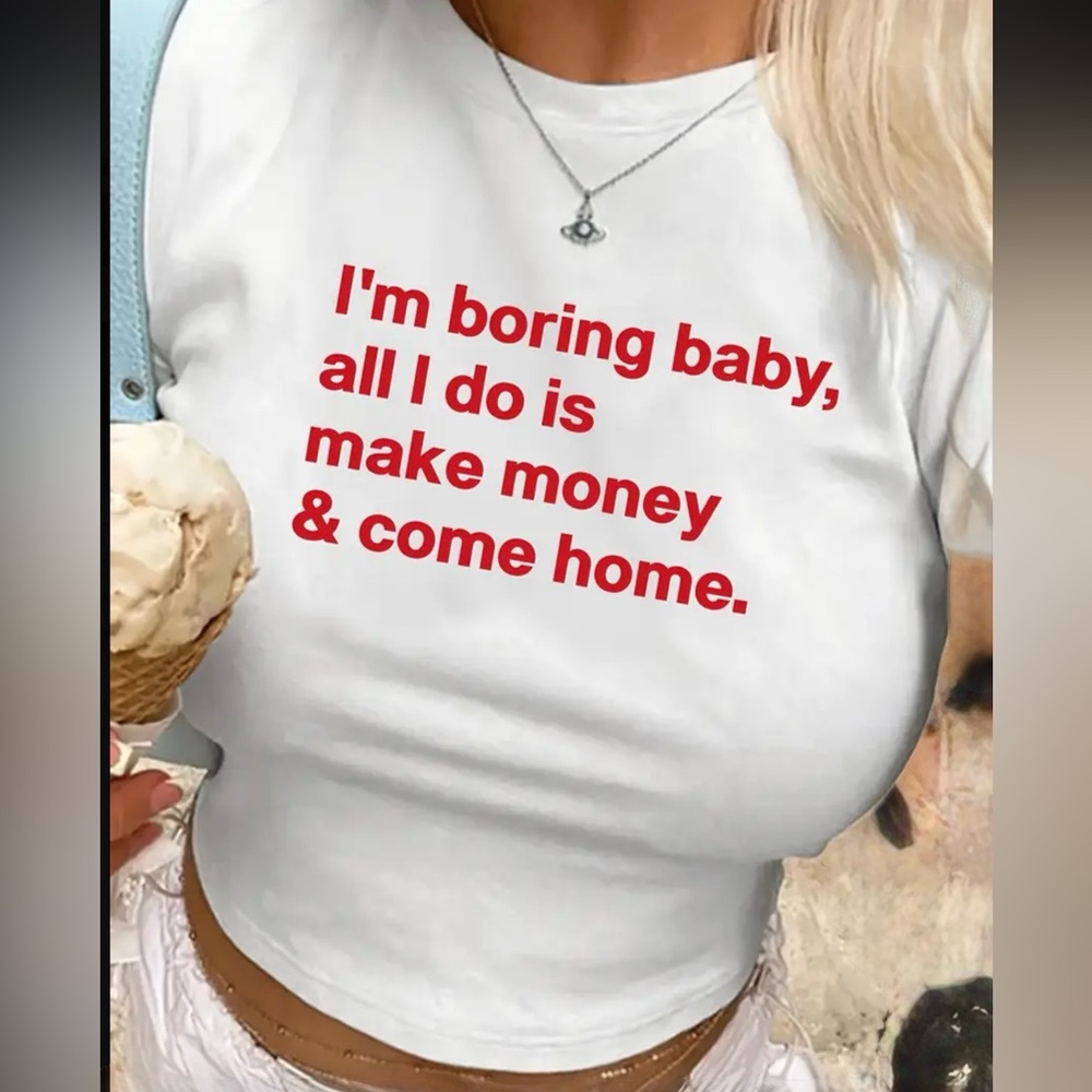 Make Money & Come Home Tee - Funny Slogan Shirt for Introverts